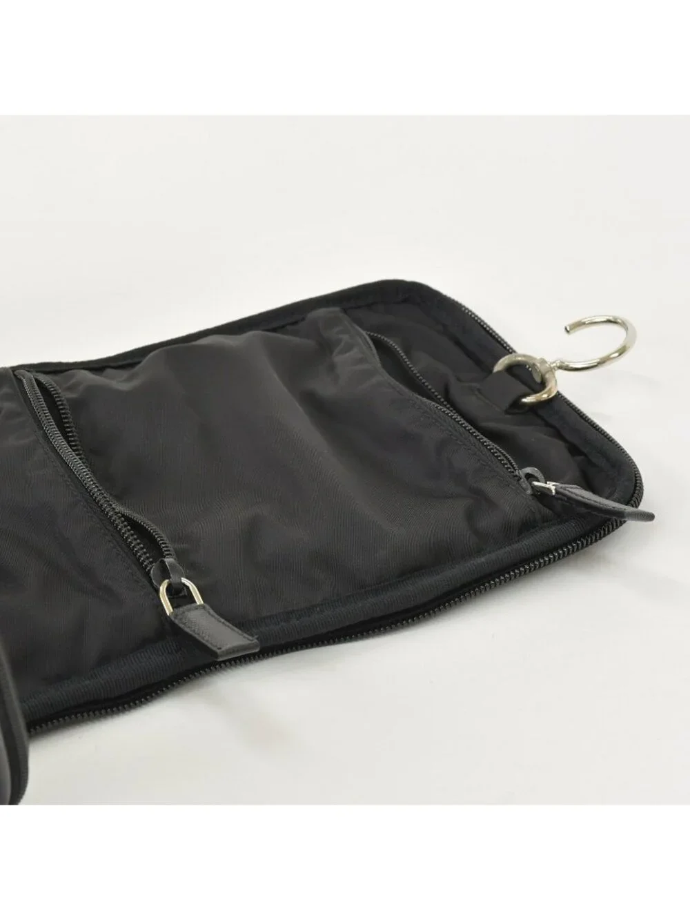 Prada Re-Nylon Travel Bag Carry on Pouch Nylon Saffiano Leather Triangle Logo